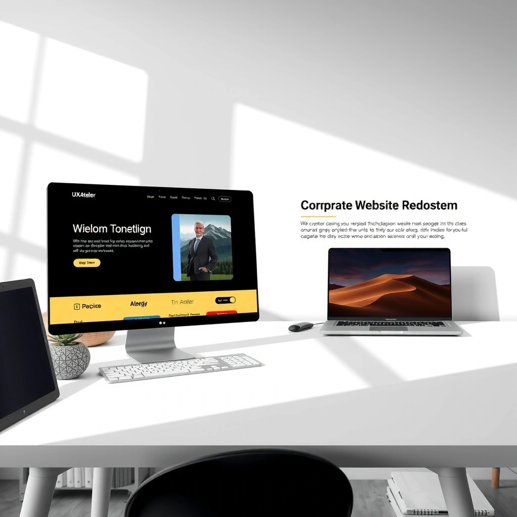 Corporate website redesign