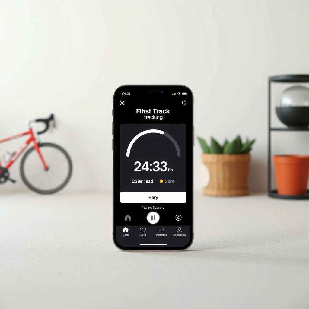 Fitness tracking mobile app